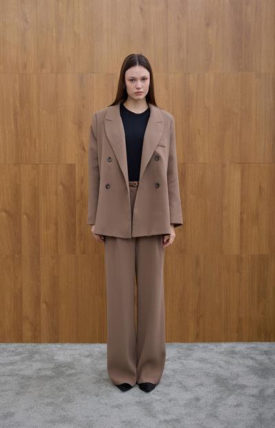 Vizon Kruvaze Blazer Ceket