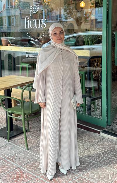Vizon Pilise Detaylı Abaya