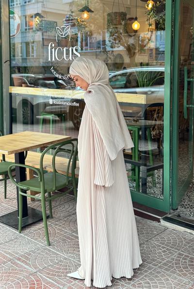 Vizon Pilise Detaylı Abaya
