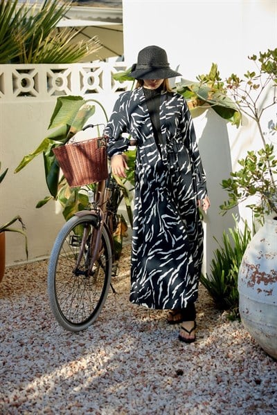 Zebra Pareo Kimono
