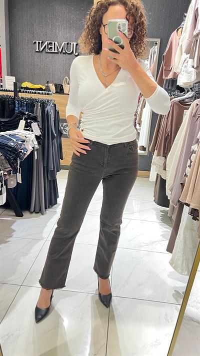 MİNİ FLARE JEAN KAHVE
