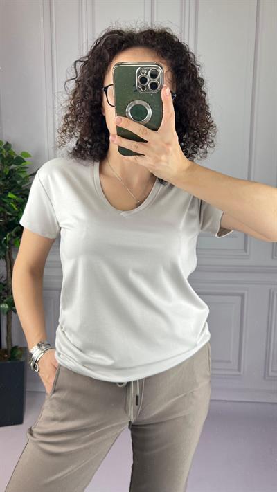 V YAKA TSHIRT TAŞ