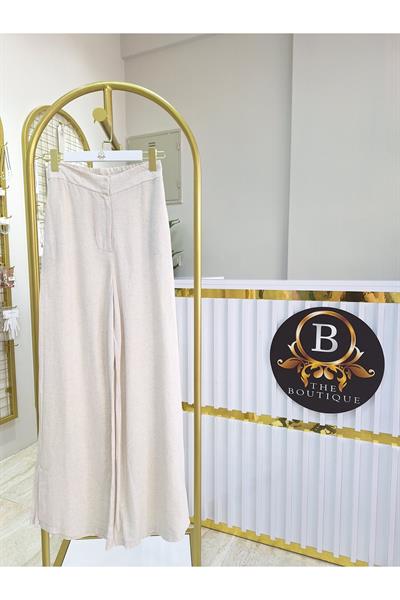 Beli Lastikli Bol Paça Pantolon 
