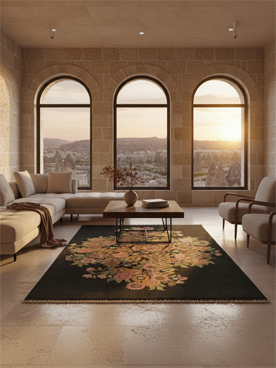 Karabağ Model Siyah Halı