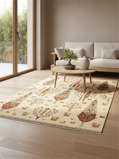Selvi Model Krem Halı