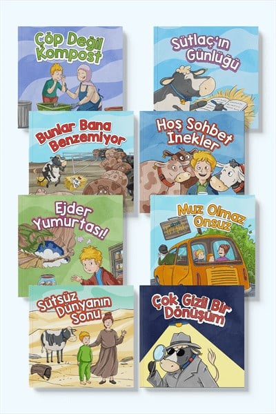 Dost Çiftlik Hikâye Kitapları Seti (8 Kitap)