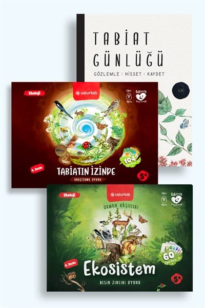 Ekoloji ve Doğa Araştırmacısı Seti (3 Ürün)
