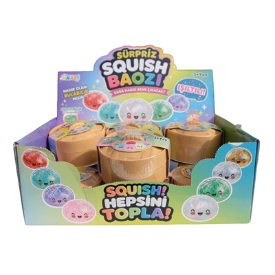 Işıltılı Dumpling Squishy - Stres Önleyici Simli Çin Mantısı Oyuncak