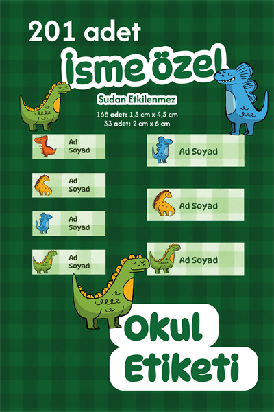 İsme Özel Sticker Seti