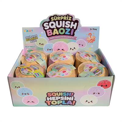 Renkli Dumpling Squishy - Stres Önleyici Çin Mantısı Oyuncak