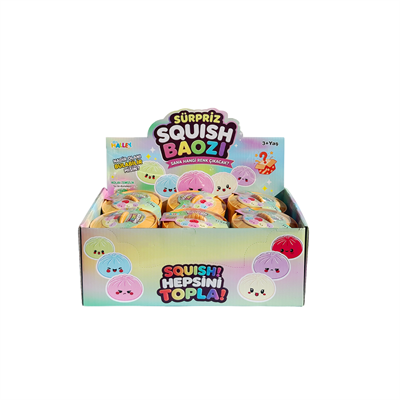 Renkli Dumpling Squishy - Stres Önleyici Çin Mantısı Oyuncak