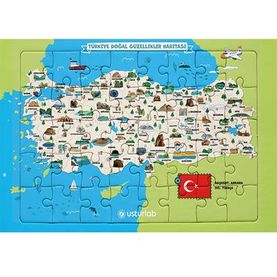 Türkiye Doğal Güzellikler Haritası Yapbozu