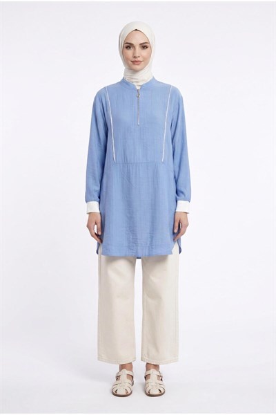 Taş Şerit Detaylı Tunik-26YT466