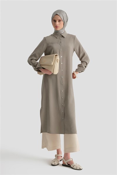 Tunik Elbise Vizon