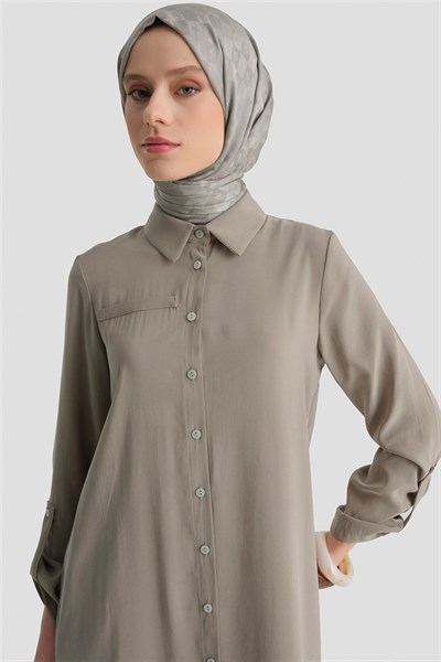Tunik Elbise Vizon