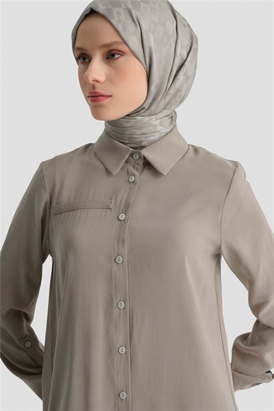 Tunik Elbise Vizon