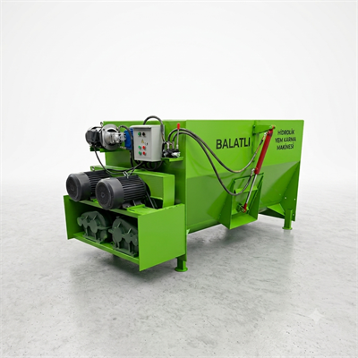 BalatlıBalatlı Hidrolik 2m³ Yem Karma Makinesi - 2x5.5 kW Motor