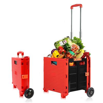 Çok Fonksiyonlu Portatif Taşıma Arabası Kırmızı BY06