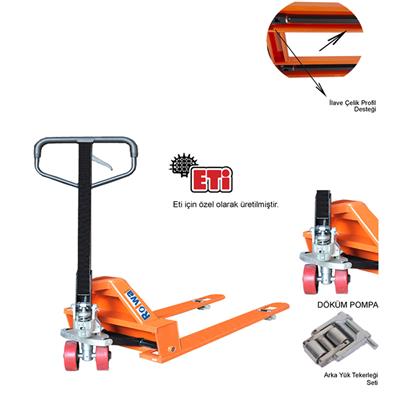 Rolwal 1 Ton Eti Model Döküm Pompa Manuel Transpalet FP-TR-SYP-IIK-1