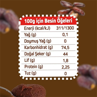 %100 Hurma Ezmesi 1 KG – Katkısız Doğal Hurma Püresi ve Şekersiz Tatlandırıcı