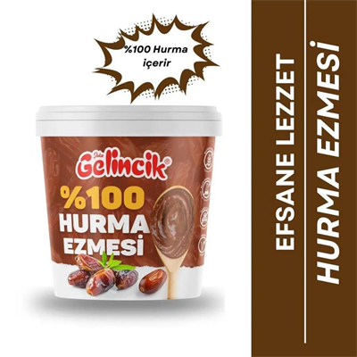 %100 Hurma Ezmesi 1 KG – Katkısız Doğal Hurma Püresi ve Şekersiz Tatlandırıcı