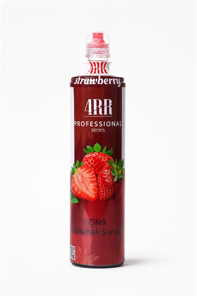 4RR Çilek Aromalı Şurup 750 ml