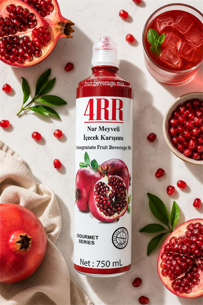 4RR Ekşi Nar Meyveli İçecek Karışımı 750 ml