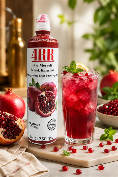 4RR Ekşi Nar Meyveli İçecek Karışımı 750 ml
