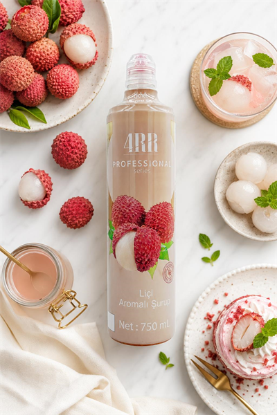 4RR Liçi Aromalı Şurup 750 ml