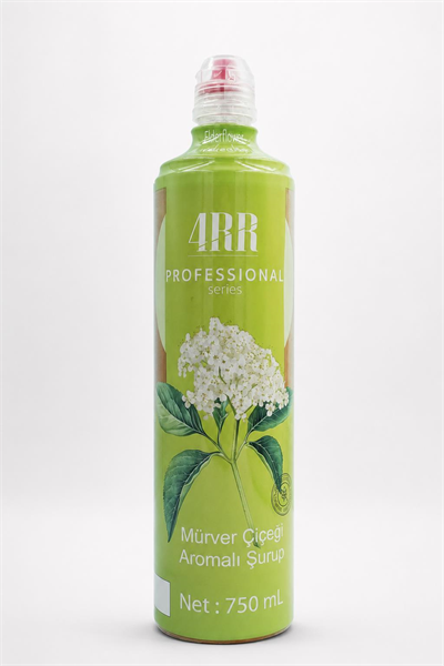 4RR Mürver Çiçeği Aromalı Kahve & Kokteyl & İçecek Şurubu 750 Ml