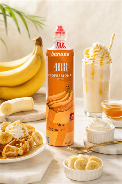 4RR Muz Aromalı Şurup 750 ml