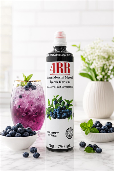 4RR Yaban Mersini Meyveli İçecek Karışımı 750 ml