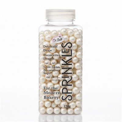 8 Mm Sedef Boncuk Şeker 250 G – Pasta ve Pastacılık Süsleme Şekeri