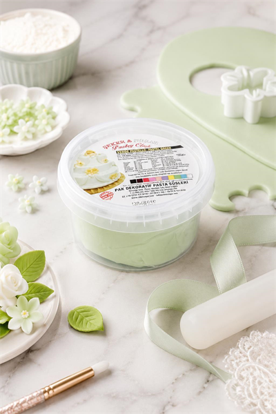 Açık Yeşil Şeker Hamuru 200 gr