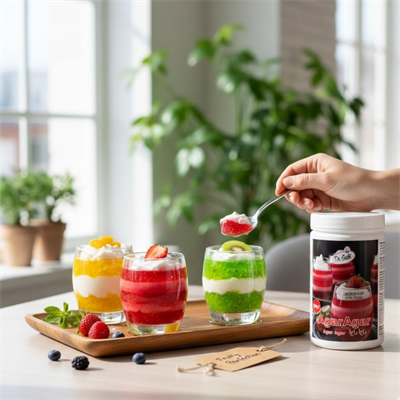 Agar Agar 200 Gr – Bitkisel Jel Kıvam Verici 900 Bloom