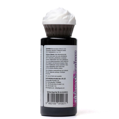 Airbrush Gıda Boyası Mor 120 ml – Pasta, Şeker Hamuru ve Fondan İçin Profesyonel Boya