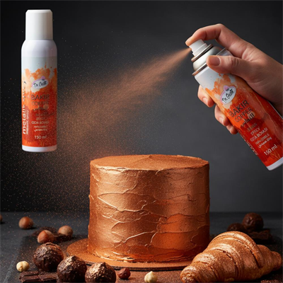 Bakır Renkli Sprey Gıda Boyası 150 ml