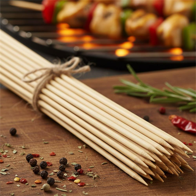 Efe Pastacılık Bambu Çöp Şiş 25 cm - 100lü | Barbekü, Sunum, Parti ve Mutfak Kullanımı için