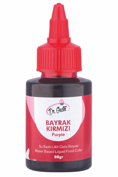 Bayrak Kırmızı Likit Gıda Boyası 60 Gr
