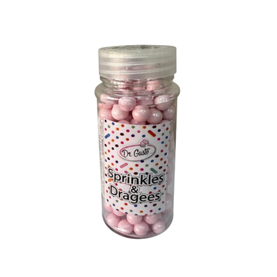 Bebe Pembe Pasta Süsleme Boncuğu 8 mm 90 gr