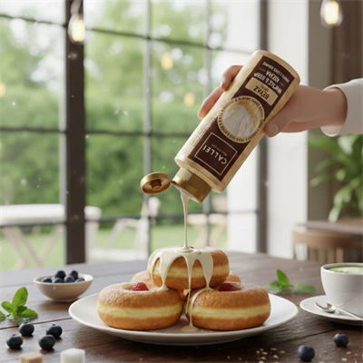 Beyaz Waffle & Pancake & Tatlı Sosu 300 Gr