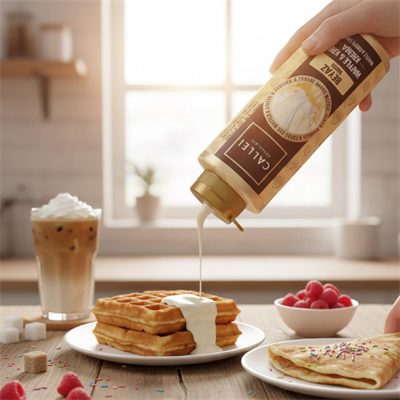 Beyaz Waffle & Pancake & Tatlı Sosu 300 Gr