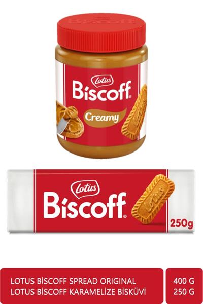 Lotus Biscoff 250 gr. + Biscoff Spread Original 400 gr
