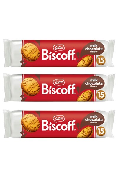 Biscoff Çikolata Kremalı Sandviç Bisküvi 150 Gr X 3 Adet