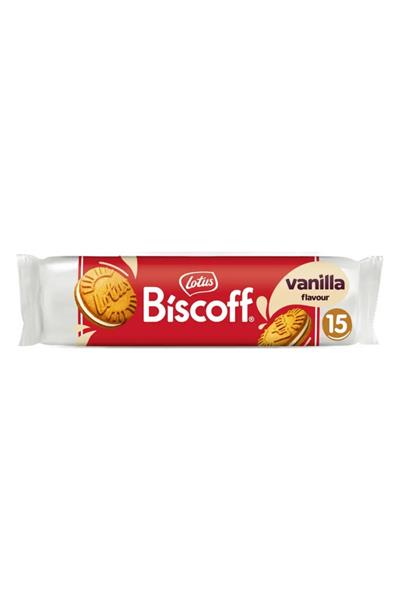 Biscoff Vanilya Ve Çikolata Kremalı Sandviç Bisküvi 2li