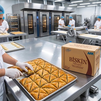 AAK Biskin Baklavalık Sade 20 kg - Profesyonel Fırıncılık ve Baklava Yağı