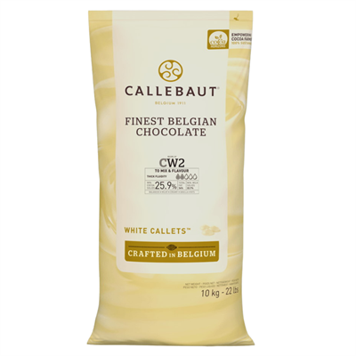 Callebaut CW2 Beyaz Kuvertür Drop Çikolata 10 kg