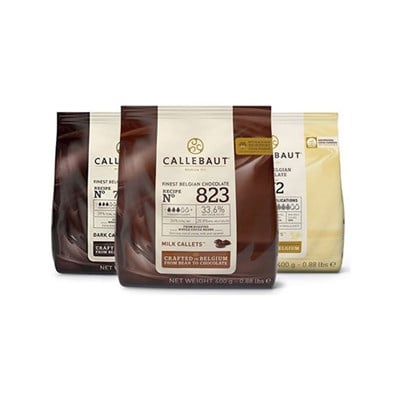 Callebaut 3lü Bitter-Sütlü-Beyaz 400 gr