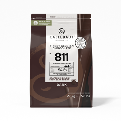 Callebaut 811 Bitter Drop Çikolata 2,5 Kg
