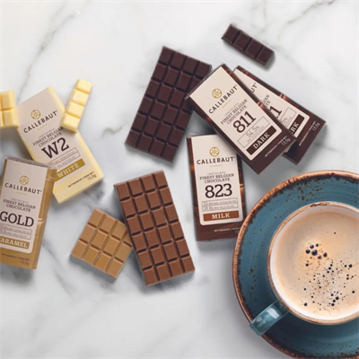 Callebaut Bitter Çikolata Napoliten 1 kg (75 adet) Belçika Çikolatası Tekli Sunumluk Mini Bitter Çikolata